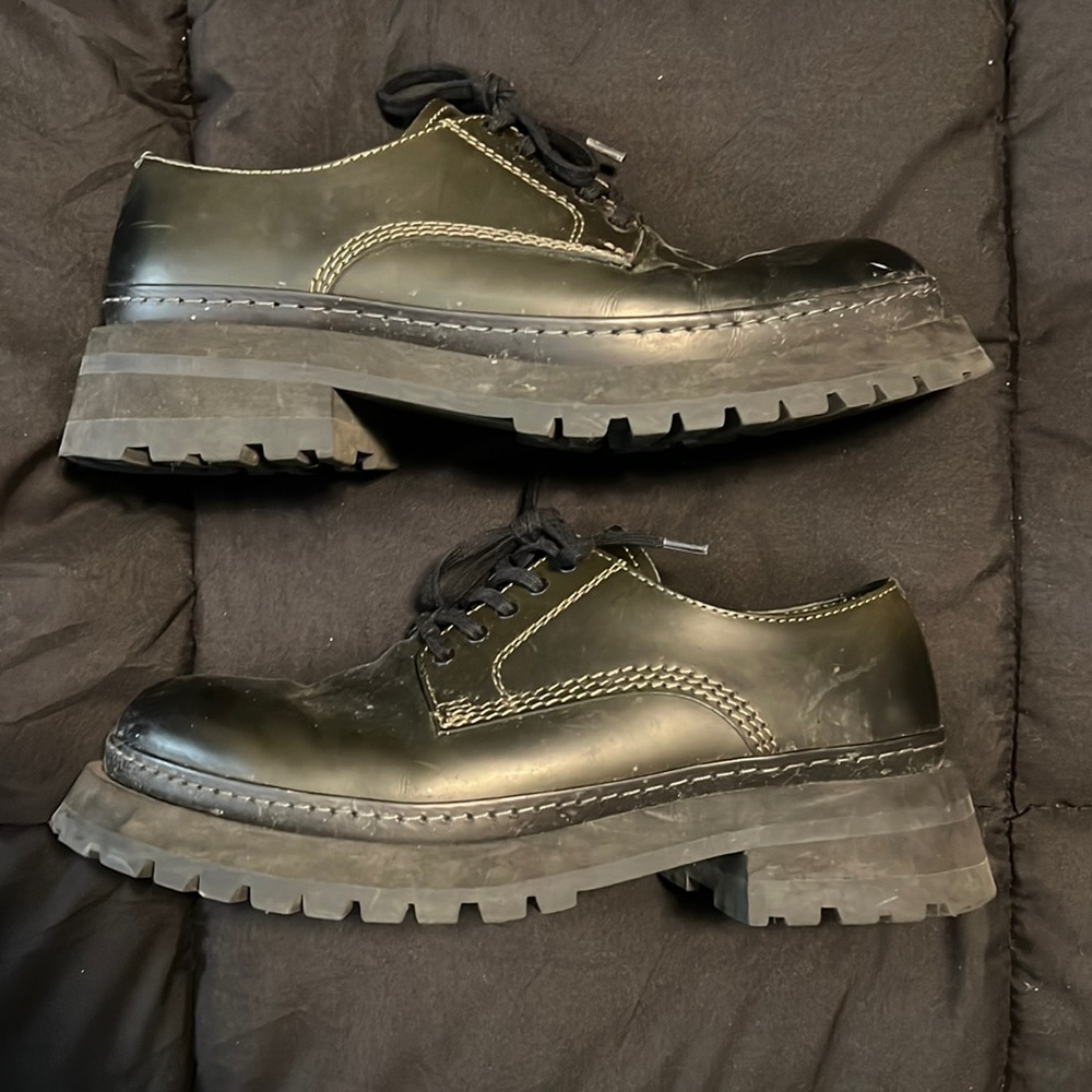 Zara XL lug sole derby shoe